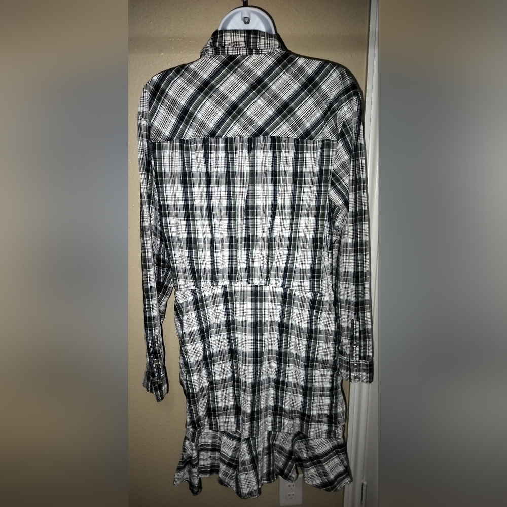 Veronica Beard Valle Plaid Mini-Dress Sz 8 - Picture 8 of 9